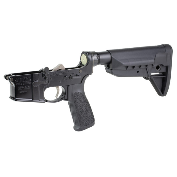 BCM Complete Lower Receiver with Widebody SOPMOD 0 Stock - BLEM, BCMLRG-STK-MOD-0-SPMD-BLK-COSMO, 812526024251