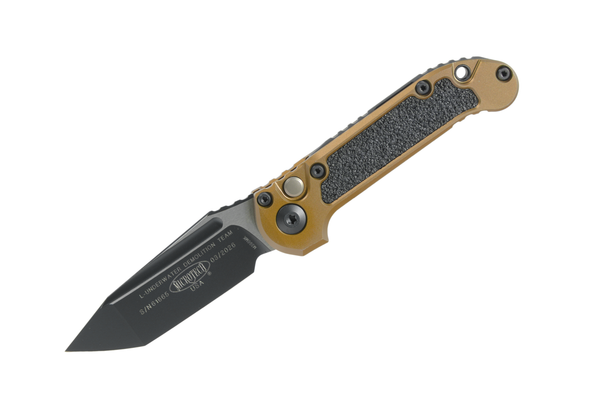 Microtech LUDT Gen III T/E - Tan Handle - Standard Blade, 1136-1TA, 841768168003