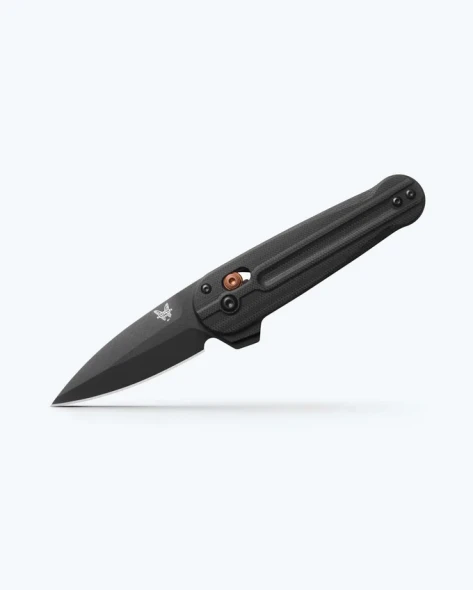 Benchmade Lowden AXIS Flipper - S90V Spear Point Blade - Black G10, 491BK-02, 610953214586
