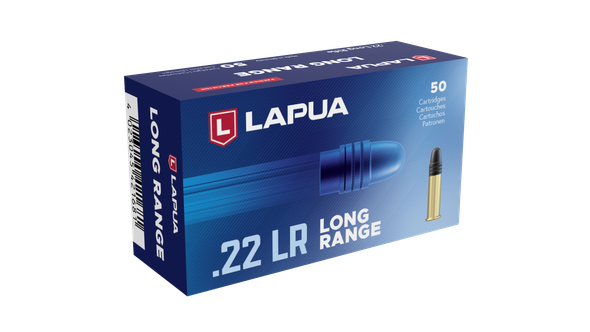 Lapua Long Range Target .22 LR 40gr Lead Round Nose - 50 Rd Box, 420168, 4023045421643