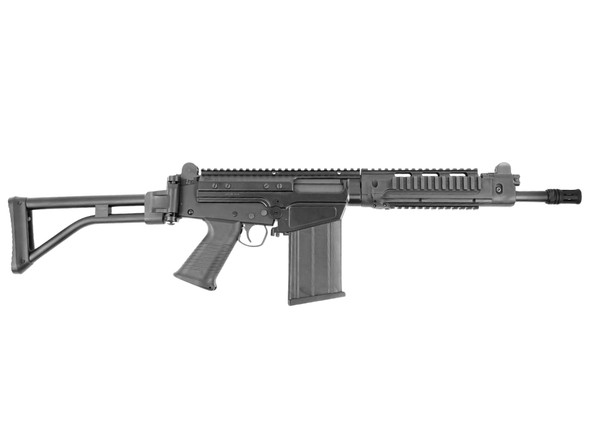 DSA L.S.R. FAL O.S.W. 7.62x51mm Rifle 12″ Barrel – Traditional PARA Folding Stock, LSR-12-OSW-PS-A