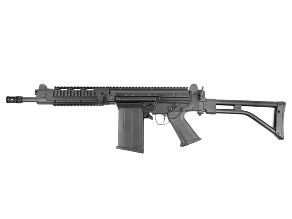 DSA L.S.R. FAL O.S.W. 7.62x51mm Rifle 12″ Barrel – Traditional PARA Folding Stock, LSR-12-OSW-PS-A