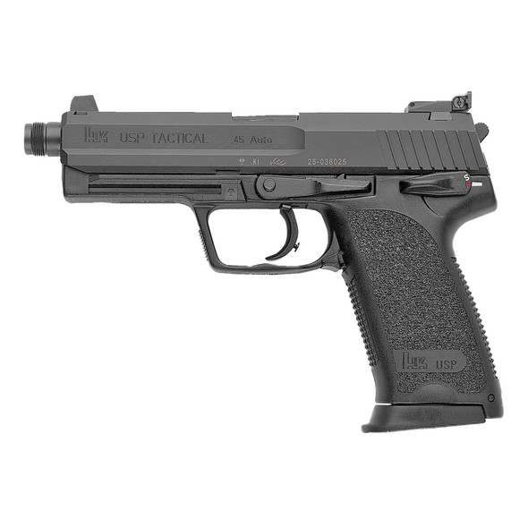 Heckler & Koch USP Tactical V1 .45 ACP Pistol 50.9" Threaded Barrel - 12 Rd, 81000350, 642230261471