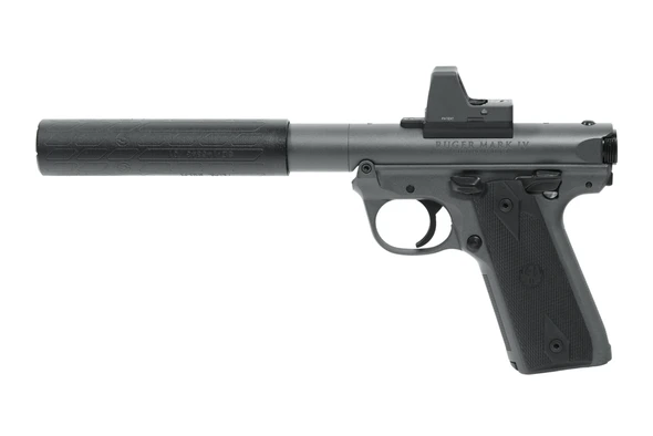 Silencer Shop Edition Ruger Mark IV 22/45 Tactical & B&T Tiger Ti - Trijicon RMR Type 2 - Grey Bundle, 40186, 736676401864, SD-Tiger-22-Ti-SS, RM01-C-700622