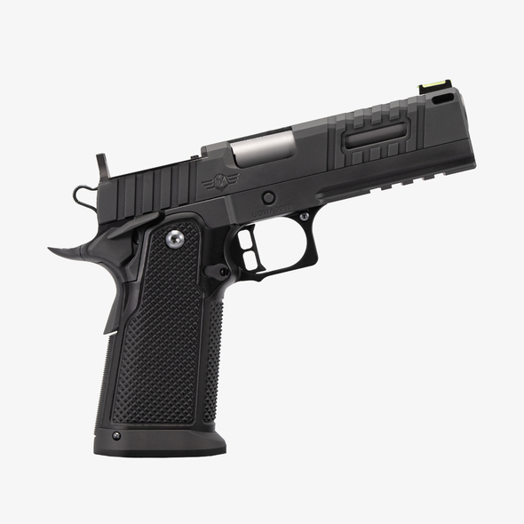 United Gunworks UG-1 Alpha Full-Size 9mm Pistol 4.5" Ultra Ported Barrel - Silver, 1111-999BS