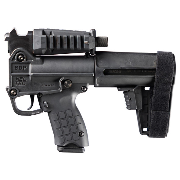 Kel-Tec SUB-SDP "Nub Sub" 9mm Brace Pistol 6" Threaded Barrel - 17 Rd, SDP9BLK, 640832012453