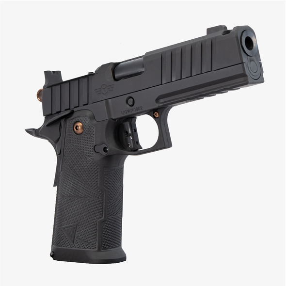 United Gunworks UGW Nomad 9mm Pistol 4.5" Ported Barrel - MJD Polymer Grip - Black with Copper Accents, 1110-999AC, 613721809496