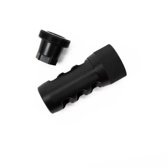 Area 419 Hellfire Self Timing Muzzle Brake - 6.5mm 5/8x24 Black Nitride