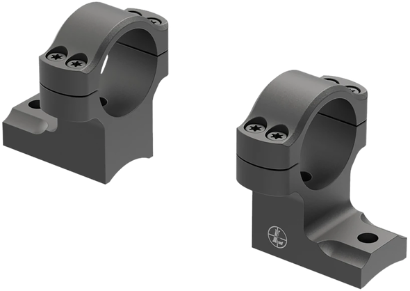 Leupold BackCountry Integrated Base Ring Mount - 1" Inch High - Model 70 - Matte Black, 171107, 030317011505