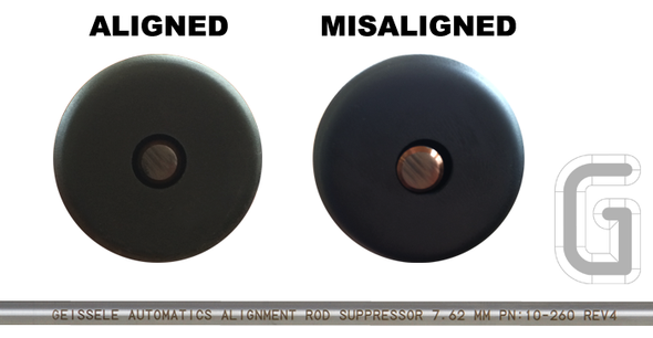 Geissele 7.62mm Suppressor Alignment Gauge, 10-260-F, 854014005250