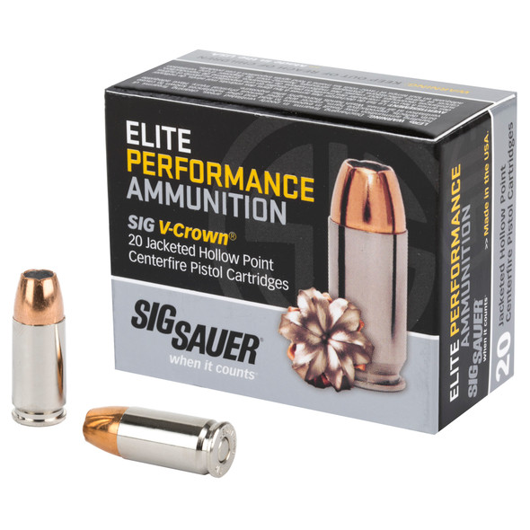 Sig Sauer Elite Performance 9mm 147gr JHP - 20rd Box