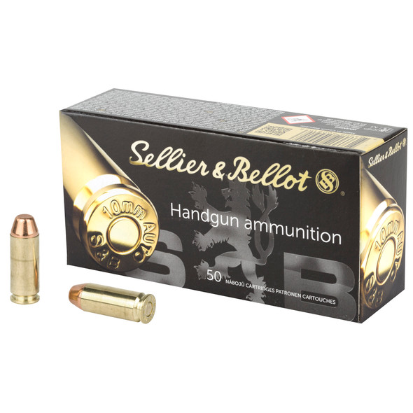 Sellier & Bellot - 10MM 180 Grain FMJ - 50 Rounds