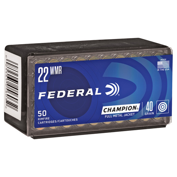 Federal Champion 22wmr 40gr FMJ - 50rd Box