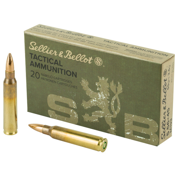 Sellier & Bellot 556 Nato 55gr FMJ - 20rd Box