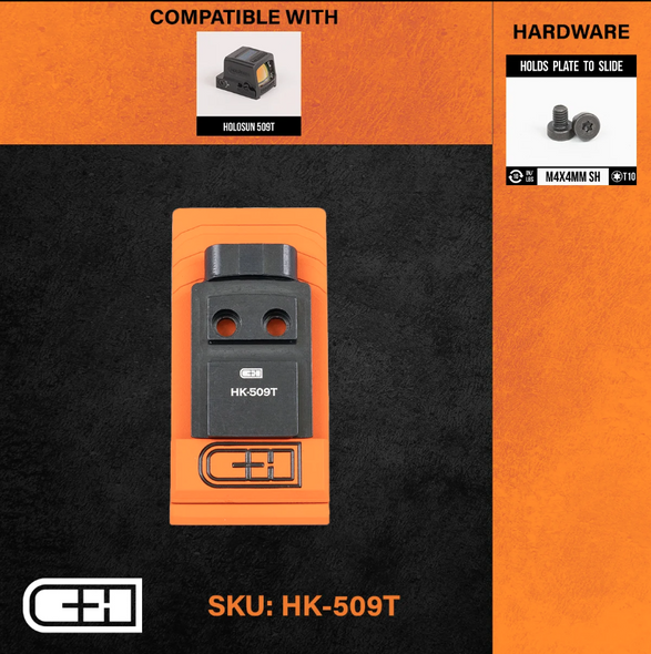 HK 2020 VP9 V4 MIL / LEO to Holosun 509T