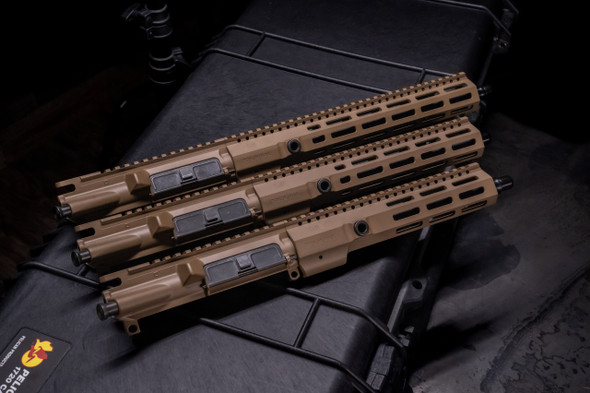 TRIARC 5.56mm 10.5" Complete Upper Receiver - FDE Anodized (Peanut Butter)