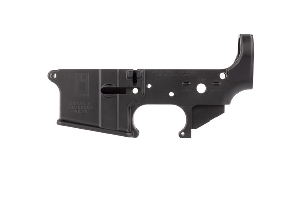 SOLGW Loyal 9 Stripped Lower Receiver - Black, LOYAL9-STRIPPED-LOWER, LOYAL9, 691821704972