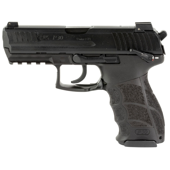 Heckler & Koch - P30S V3 DA/SA Pistol 9MM 3.85" Barrel w/ Decocker - 10 R