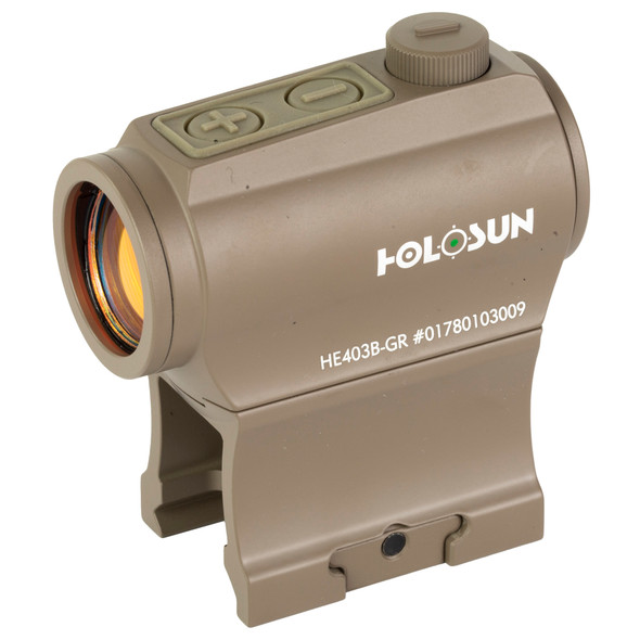 Holosun Elite 20mm Shake Awake Green - FDE