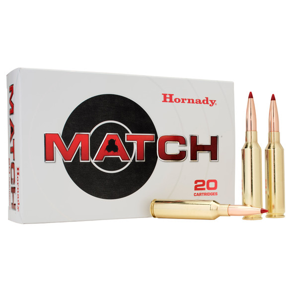 Hornady, Match, 7MM PRC, 180 Grain, Extremely Low Drag Match Projectile, 20 Round Box 80711 090255720747
