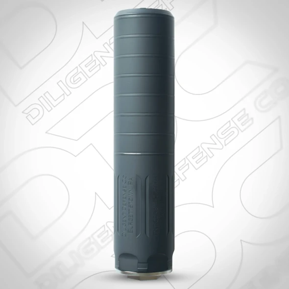 Diligent Defense Enticer S Ti 7.62mm / .30 Cal Titanium Suppressor - Graphite Black Finish, D-ENT-STI-1-GR-YO-TH, 9999999021