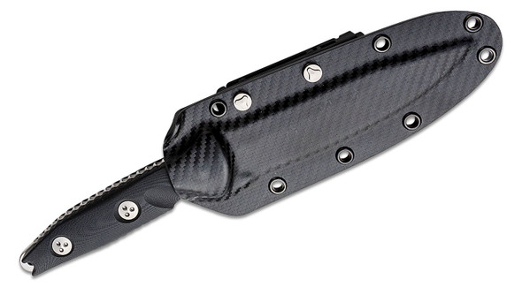 Microtech 113-10 Socom Alpha Fixed Blade Knife 5.45" Stonewashed Clip Point Plain, G10 Handles, Kydex Sheath