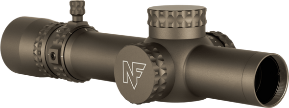 Nightforce NX8 - 1-8X24mm F1 Capped Illuminated Riflescope - FC-DMX™ MOA Reticle - DE, C663, 847362022833