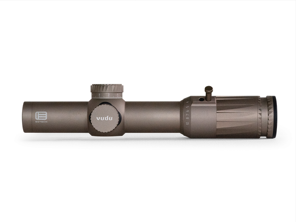 EOTech Vudu - 1-10x28mm FFP Illuminated Riflescope - SR4 Reticle - Tan, VDU1-10FFSR4TAN, 672294110248