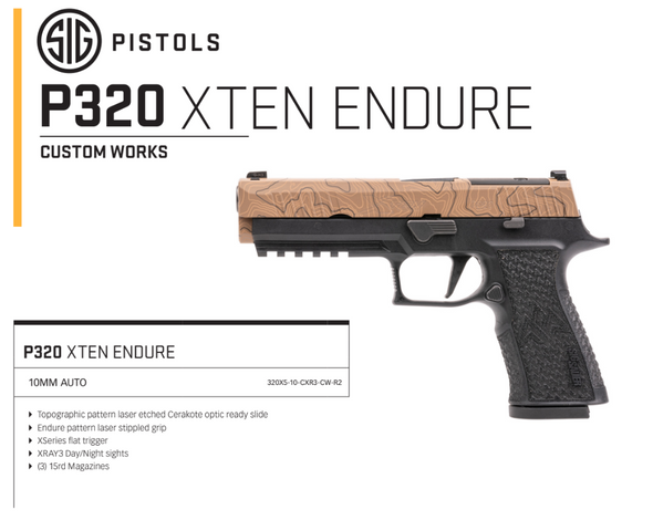 Sig Sauer - P320XTEN Endure - 10MM (320X5-10-CXR3-CW-R2)