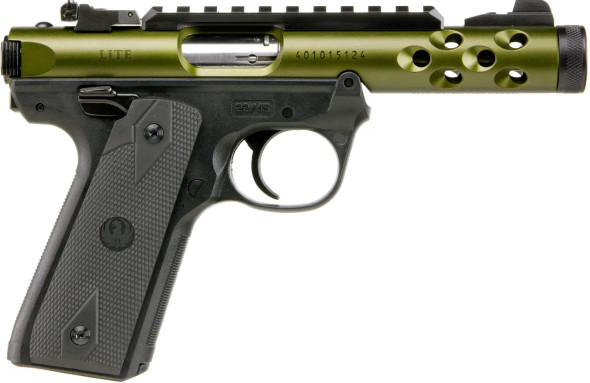 Ruger Mark IV 22/45 LITE .22 LR Pistol - Green Anodized - Davidson's Exclusive, 43916, 736676439164