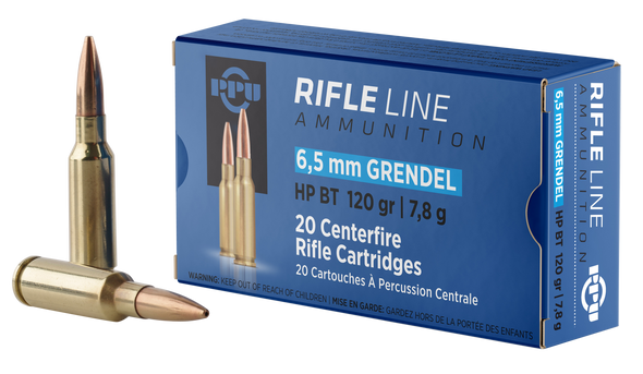 PPU 6.5 Grendel 120gr HPBT - 20rd Box