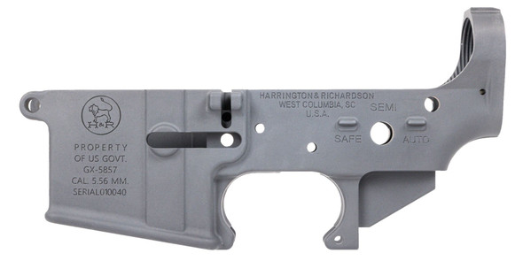 HARRINGTON & RICHARDSON XM607 CARBINE LOWER RECEIVER, GRAY HR51655152101
