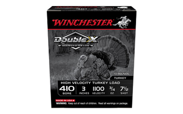 Winchester - .410  High Velocity Turkey Load - 3" - #7.5, 3/4 oz. - 10Rd/Box