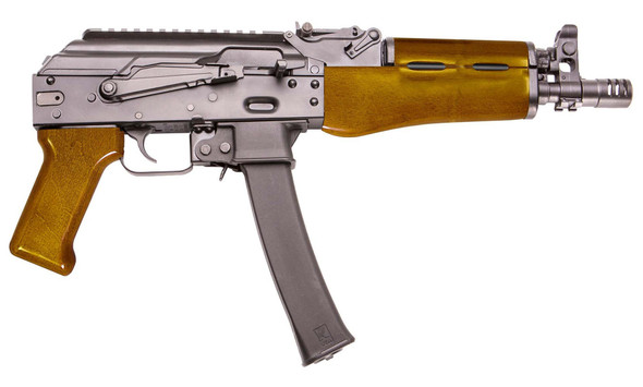 Kalashnikov USA KP-9AW AMBER WOOD 9MM 9.3" Barrel 30 Rd