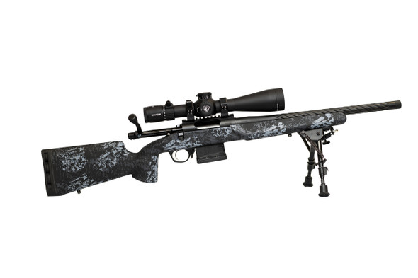 Horizon Firearms Vandal Dark II 22 Creedmoor Rifle 18" Fluted Barrel - 5 Rd, HRF-VND-22CM-18R, 850044680634