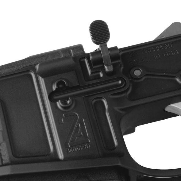 2A Magazine Catch Assembly - Groved Button and Catch