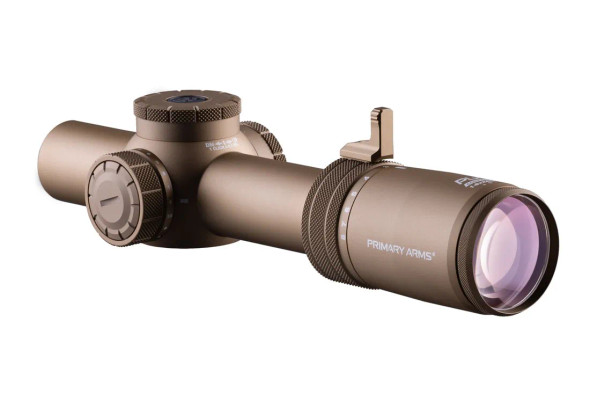 Primary Arms - Compact PLxC 1-8x24 SFP Rifle Scope - Illuminated ACSS Nova Fiber Wire Reticle - Flat Dark Earth