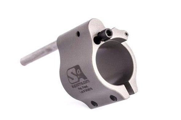 Superlative Arms .750" Adjustable Gas Block, Bleed Off - Clamp On, Stainless Steel, Matte Finish