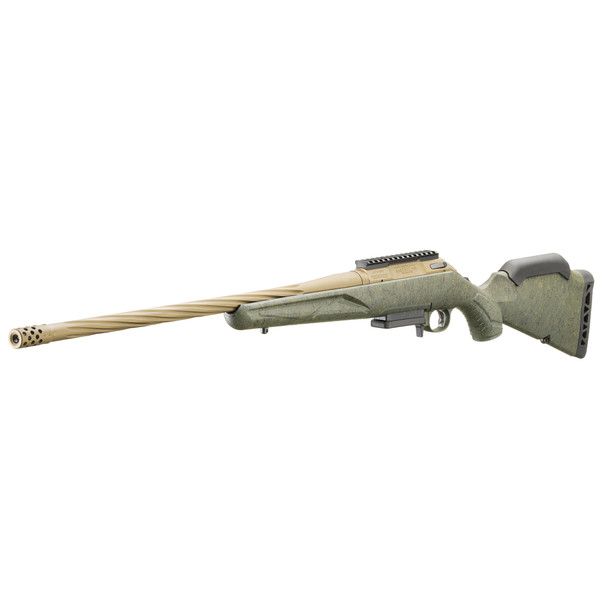 Ruger American Predator Gen II 6mm Creedmoor Rifle 22" Barrel - Green Splatter, 46934, 736676469345
