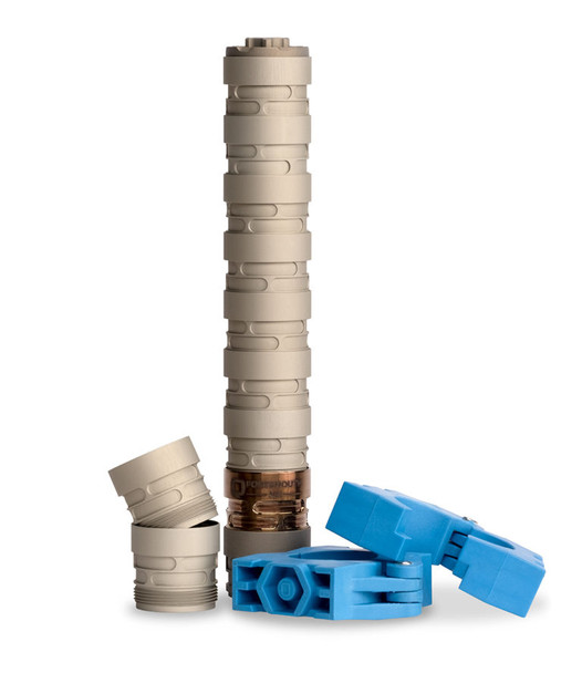 Q Erector Tubeless Design .22 LR Modular Suppressor - Anodized, SIL-ER-22, 866955000379