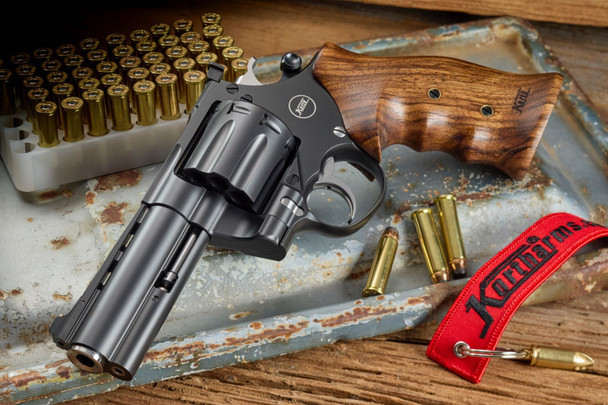 Korth Mongoose 8-Shot .357 Magnum Revolver 4" Barrel - DLC Finish, 1299, 806802761299