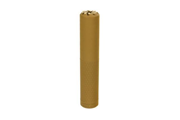 Hammer Creek HC97R Titanium 7.62mm OTB Suppressor - FDE, 112-FD, Flat Dark Earth