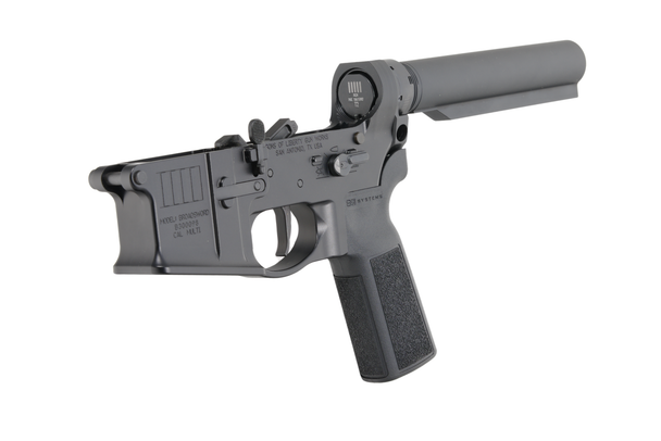 SOLGW Broadsword Complete Lower Receiver w/ A5 Buffer System - No Stock, BROADSWORD-LR-A5-NS