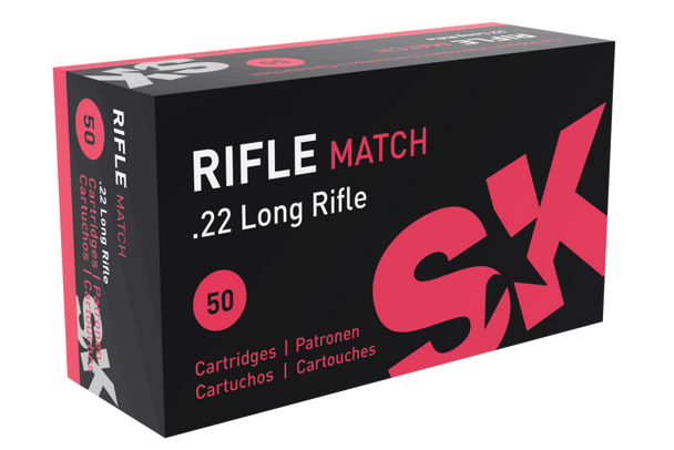 SK Rifle Match Special .22 LR 40gr Ammunition - 50 Rd Box, RK420108, 4023045421087