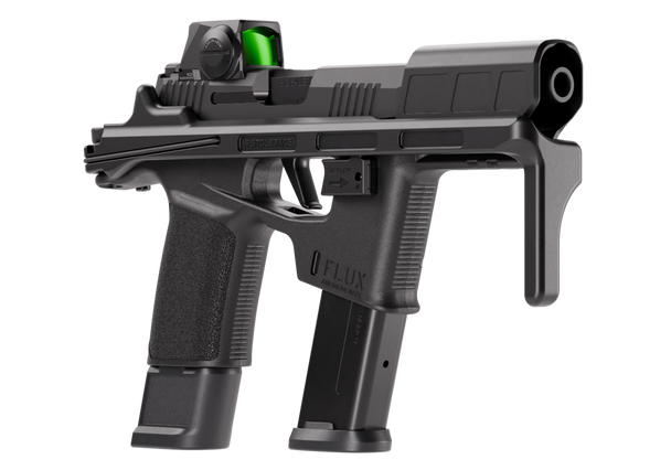 Sig Sauer P365 FLUX 9mm Pistol Brace Chassis with Romeo-X Compact Optic 6" Barrel - 21 Rd, 365FLUX-9-BXR3-RXSL, 798681726226