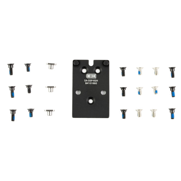C&H Precision Optic Mounting Plate for Springfield Armory XDM OSP to RMR/407C/507C Footprint, SA-OSP-RSH, 616943734911
