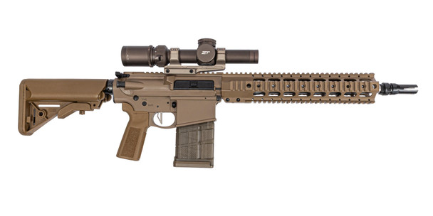 DPMS DR -10 "Truck Gun" .308 Win Rifle 13.7" Pinned Barrel - FDE - with ZeroTech Vengeance 1-8x24 LPVO