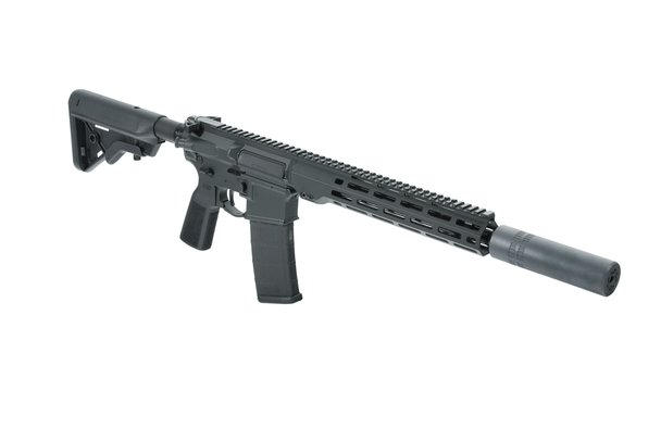 CAT Limited Edition CACM BOMB 5.56 NATO SBR 12" Fluted Barrel & CACM 556 Suppressor, CACM-556-12-M-V2, CACM BOMB, CACM/556