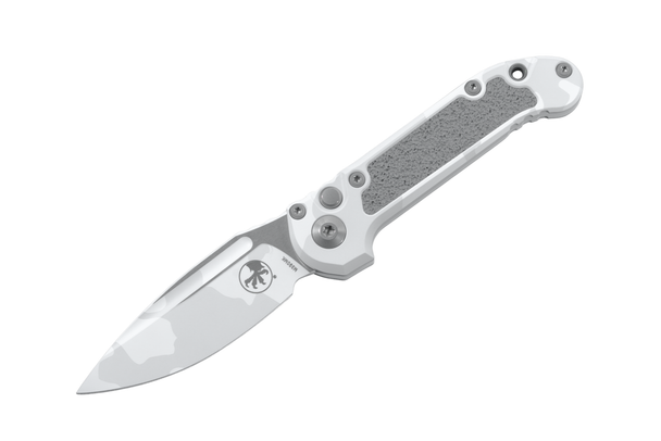 Microtech LUDT Gen III S/E - Artic Camo Finish & Gray Textured Inlay - Signature Series, 1135-1LPACS-D22, 841768196822
