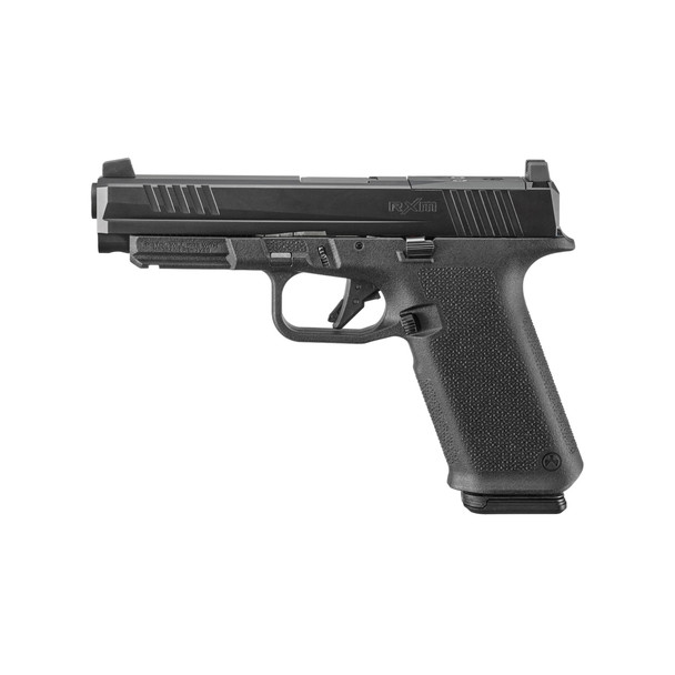 Ruger RXM Optic Ready 9mm Full Size Pistol 4.5" Barrel - Magpul Frame - Black, 19444, 736676194445